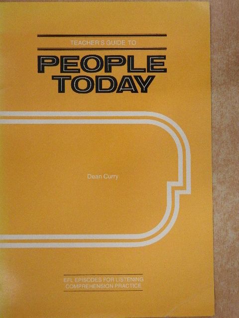 Teacher's Guide to People Today [antikvár]