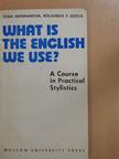 What is the English we use? [antikvár]