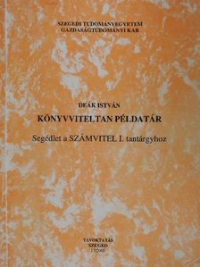 Deák István - Könyvviteltan példatár [antikvár]