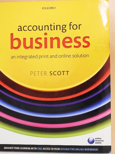 Peter Scott - Accounting for Business [antikvár]