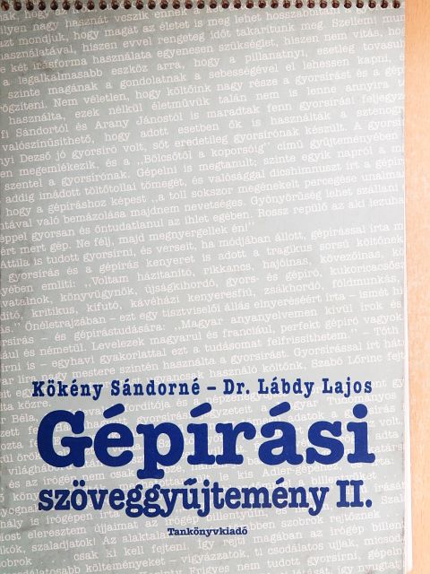 Dr. Lábdy Lajos - Gépírási szöveggyűjtemény II. [antikvár]