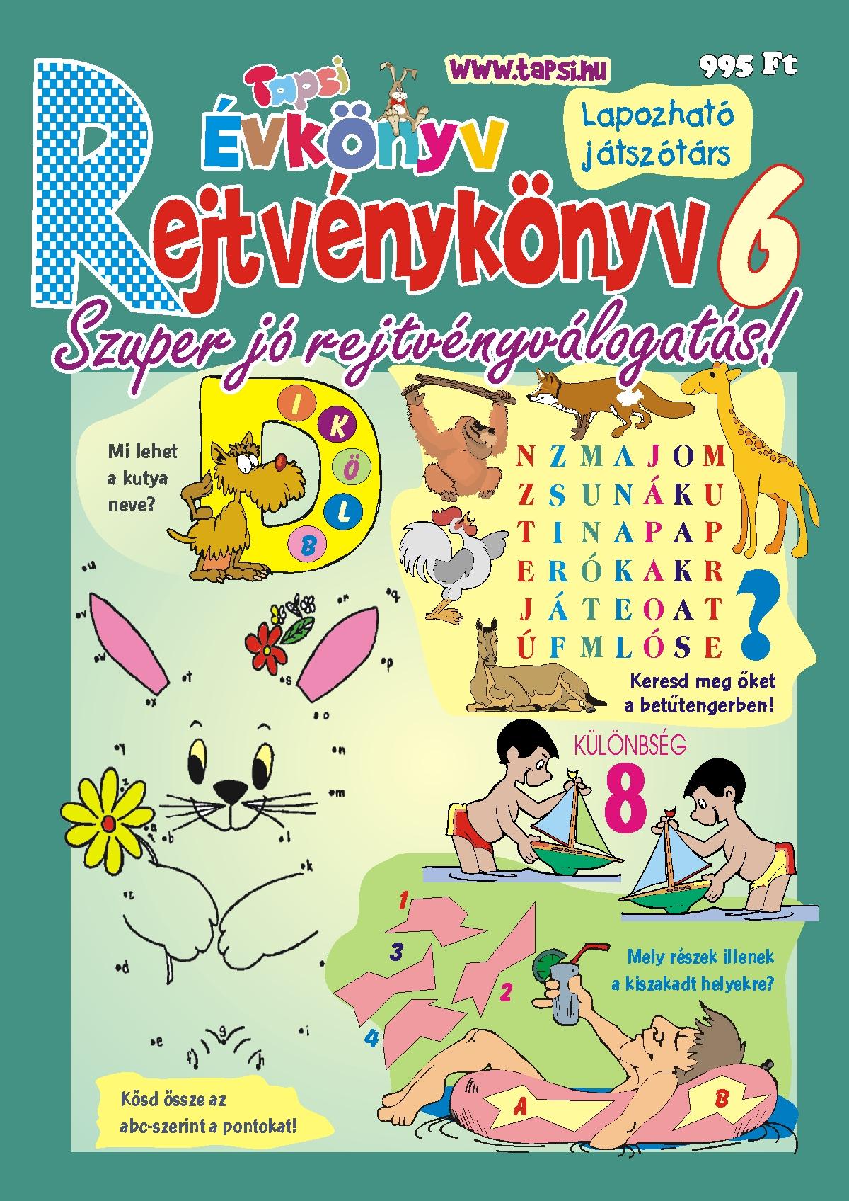 LAPU Bt. - Tapsi Évkönyv - Rejtvénykönyv 6.