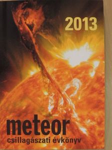 Ábrahám Péter - Meteor csillagászati évkönyv 2013 [antikvár]