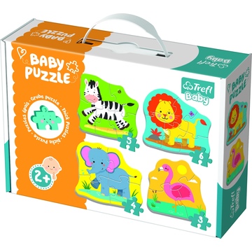 Trefl: Szafari állatok bébi forma puzzle