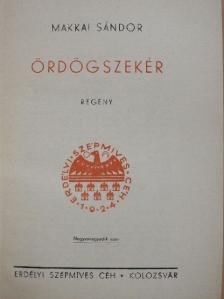 Makkai Sándor - Ördögszekér [antikvár]
