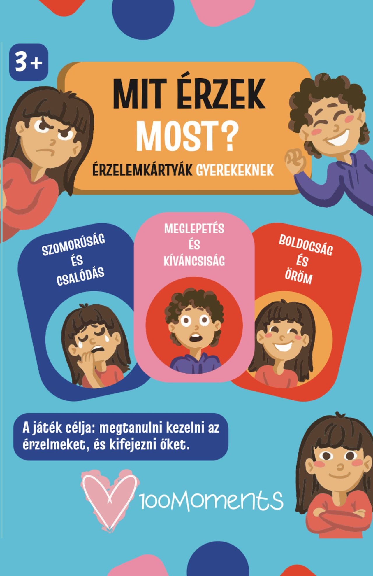 Mit érzek most? Érzelemkártyák gyerekeknek