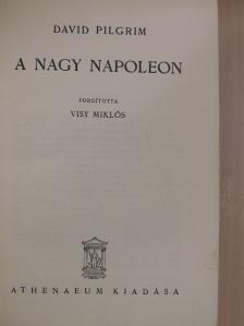 David Pilgrim - A nagy Napoleon [antikvár]