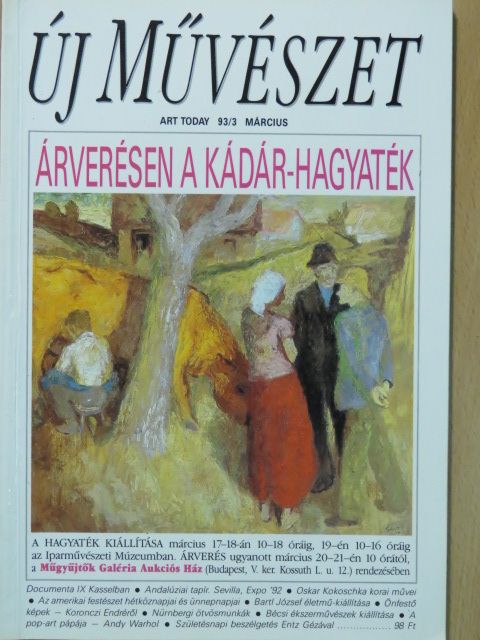 Ács Piroska - Új Művészet 1993. március [antikvár]