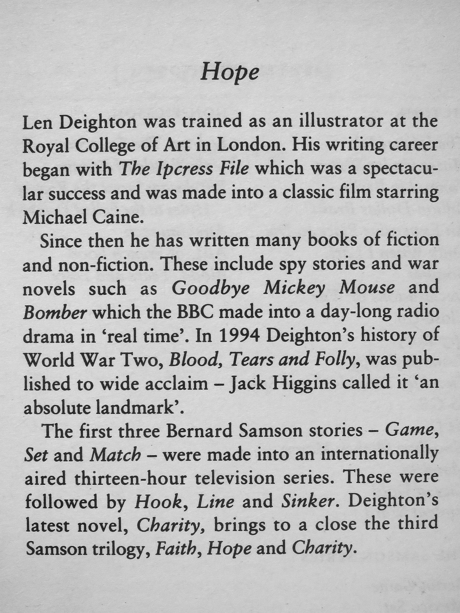 Len Deighton - Hope [antikvár]