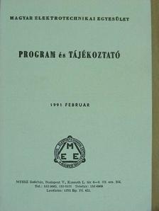 Program és tájékoztató 1991. február [antikvár]