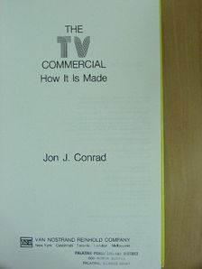 Jon J. Conrad - The TV Commercial [antikvár]