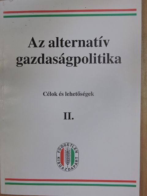 Az alternatív gazdaságpolitika II. [antikvár]