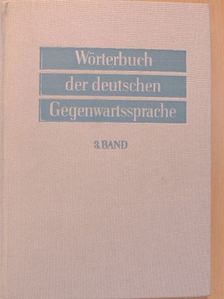 G. Ginschel - Wörterbuch der deutschen Gegenwartssprache 3. [antikvár]