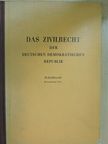 Annelore Borchert - Das Zivilrecht der Deutschen Demokratischen Republik [antikvár]