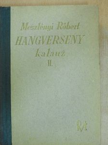 Dr. Meszlényi Róbert - Hangverseny kalauz II. [antikvár]