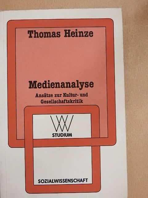Thomas Heinze - Medienanalyse [antikvár]