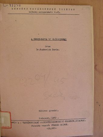 Dr. Dumbovich Boris - A kemoterápia uj gyógyszerei [antikvár]