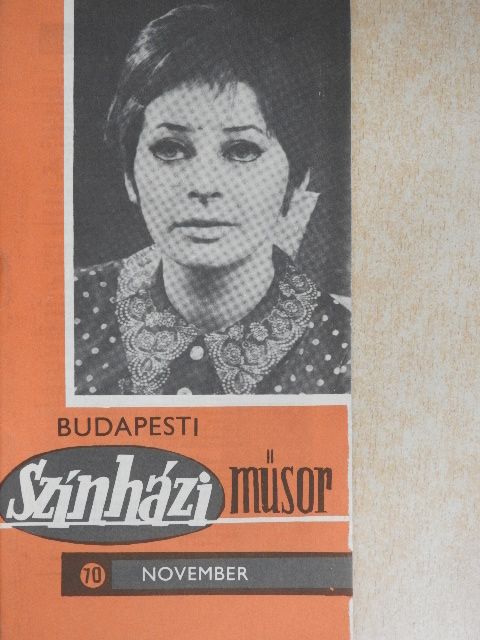 Budapesti Színházi műsor 1970. november [antikvár]