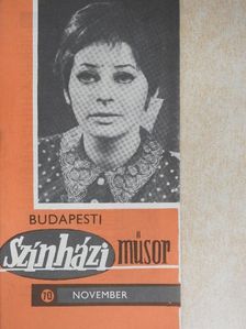 Budapesti Színházi műsor 1970. november [antikvár]