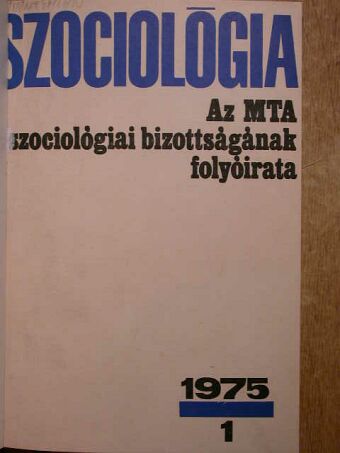 Andics Jenő - Szociológia 1975/1-4. [antikvár]