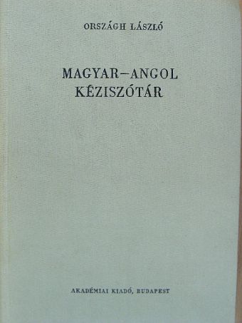 Országh László - Magyar-angol kéziszótár [antikvár]