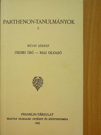 Révay József - Ókori író-mai olvasó [antikvár]