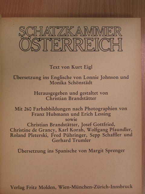 Kurt Eigl - Schatzkammer Österreich [antikvár]