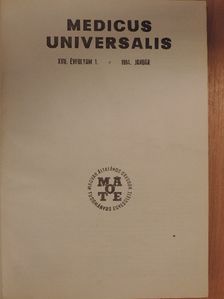 Dr. Dravetzky Éva - Medicus Universalis 1984. 1-6. szám/Supplementum [antikvár]