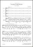 FAURÉ - CANTIQUE DE JEAN RACINE OP.11 (N 42a) SATB AND  ORGAN OR PIANO