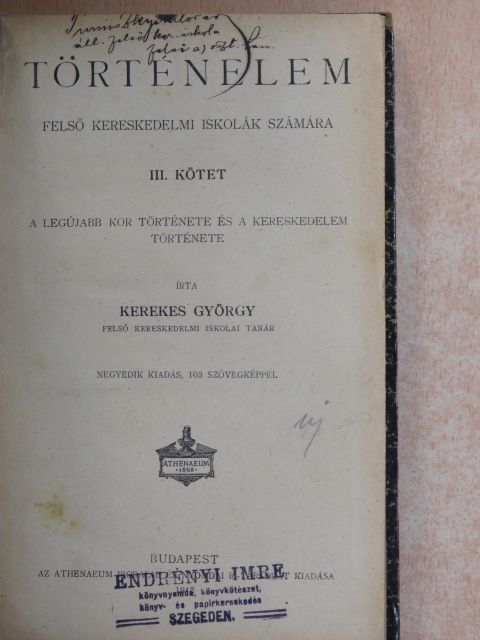 Kerekes György - Történelem III. [antikvár]