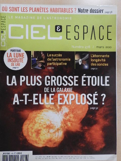 Ciel & Espace mars 2010 [antikvár]