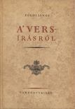 FŐLDI JÁNOS - A' Versírásról [antikvár]