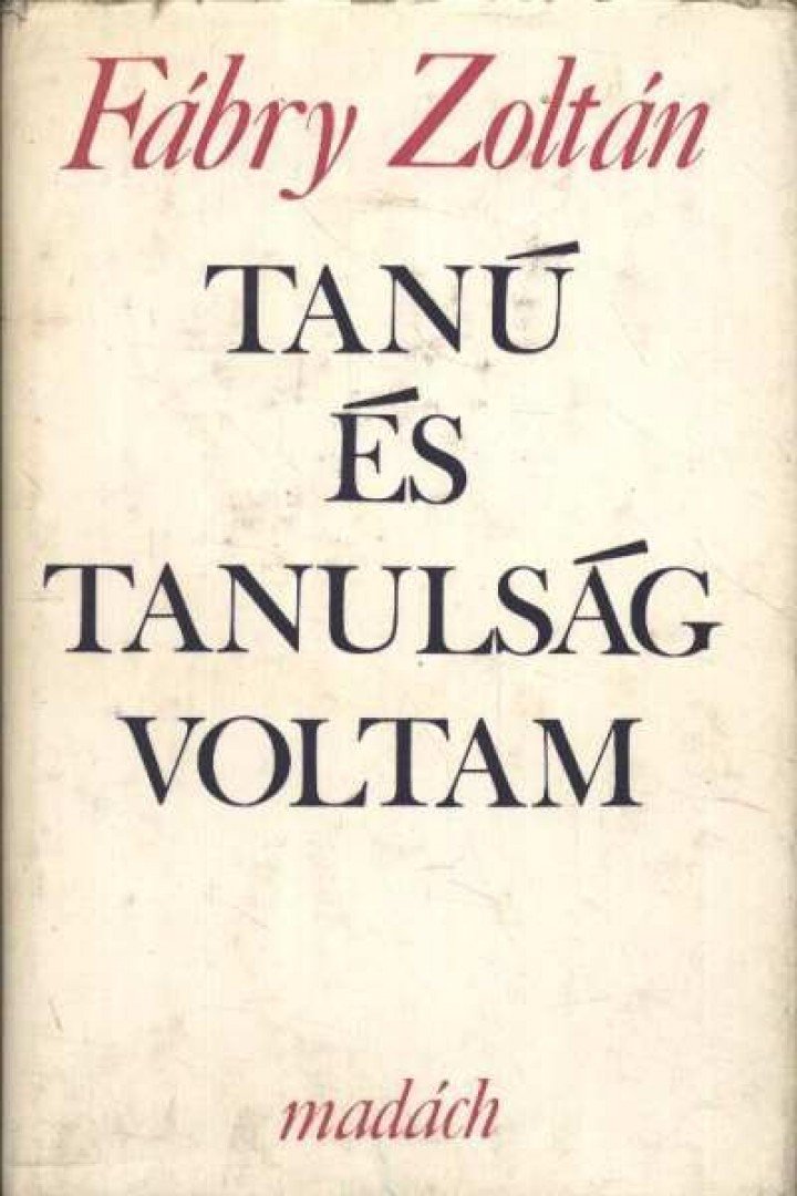 Fábry Zoltán - Tanú és tanulság voltam [antikvár]