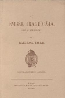 MADÁCH IMRE - Az ember tragédiája [antikvár]
