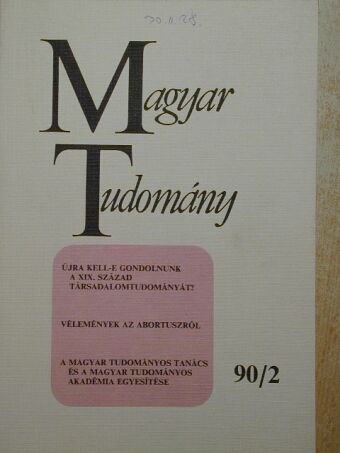 Andorka Rudolf - Magyar Tudomány 1990. február [antikvár]