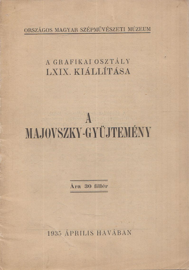 Dr. Hoffmann Edith - A Majovszky-gyűjtemény [antikvár]