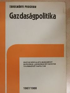 Bethlendi László - Gazdaságpolitika 1987/1988 [antikvár]