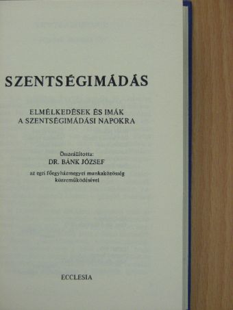 Szentségimádás [antikvár]