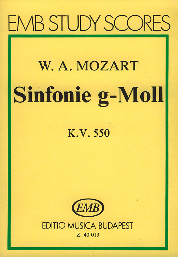 MOZART, W,A, - SINFONIE g-MOLL K.V. 550 KISPARTITÚRA (DARVAS GÁBOR)