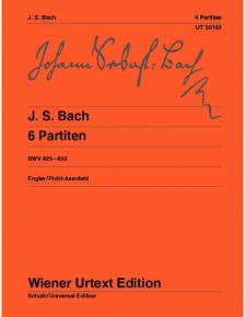 J. S. Bach - 6 PARTITEN FÜR KLAVIER BWV 825-830 (ENGLER/PICHT-AXENFELD) WIENER URTEXT