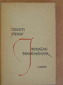 Szigeti József - Irodalmi tanulmányok [antikvár]