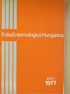 Endrődi S. - Folia Entomologica Hungarica 1977. [antikvár]