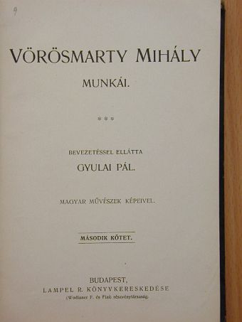 Vörösmarty Mihály - Vörösmarty Mihály munkái II. [antikvár]