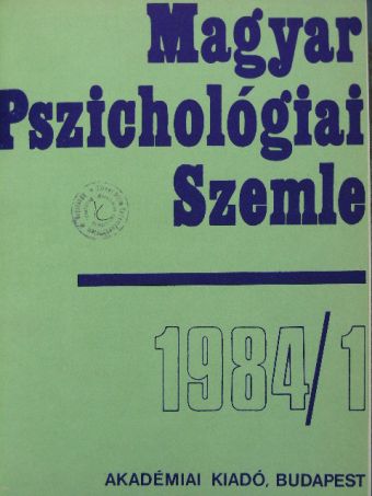 Ferenczi Sándor - Magyar Pszichológiai Szemle 1984/1-6. [antikvár]