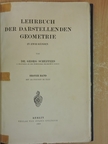 Dr. Georg Scheffers - Lehrbuch der Darstellenden Geometrie I. [antikvár]