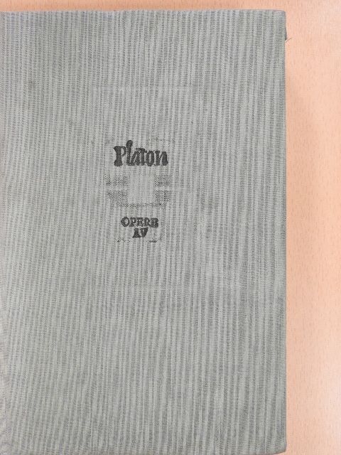 Platon - Platon Opere IV. [antikvár]