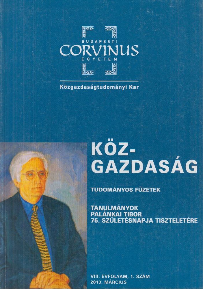 Trautmann László (szerk.) - Köz-gazdaság 2013. március [antikvár]