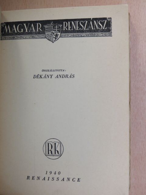Asztalos Miklós - Magyar reneszánsz [antikvár]