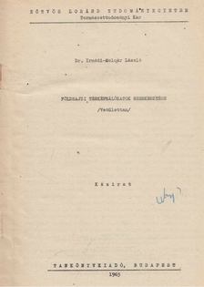 Dr. Imrédi-Molnár László - Földrajzi Térképhálózatok Szerkesztése [antikvár]