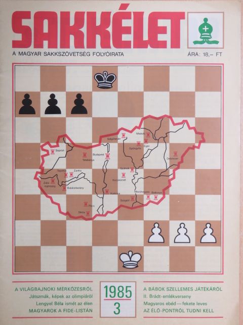 Bilek István - Sakkélet 1985. március 20. [antikvár]